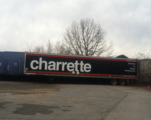 the Charrette trailer with the unforgettable Charrette brand